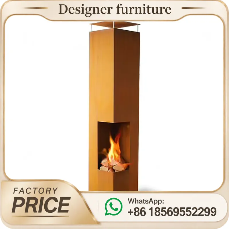 Outdoor Furniture Wood - Stufa a Pellet Portatile con Canna