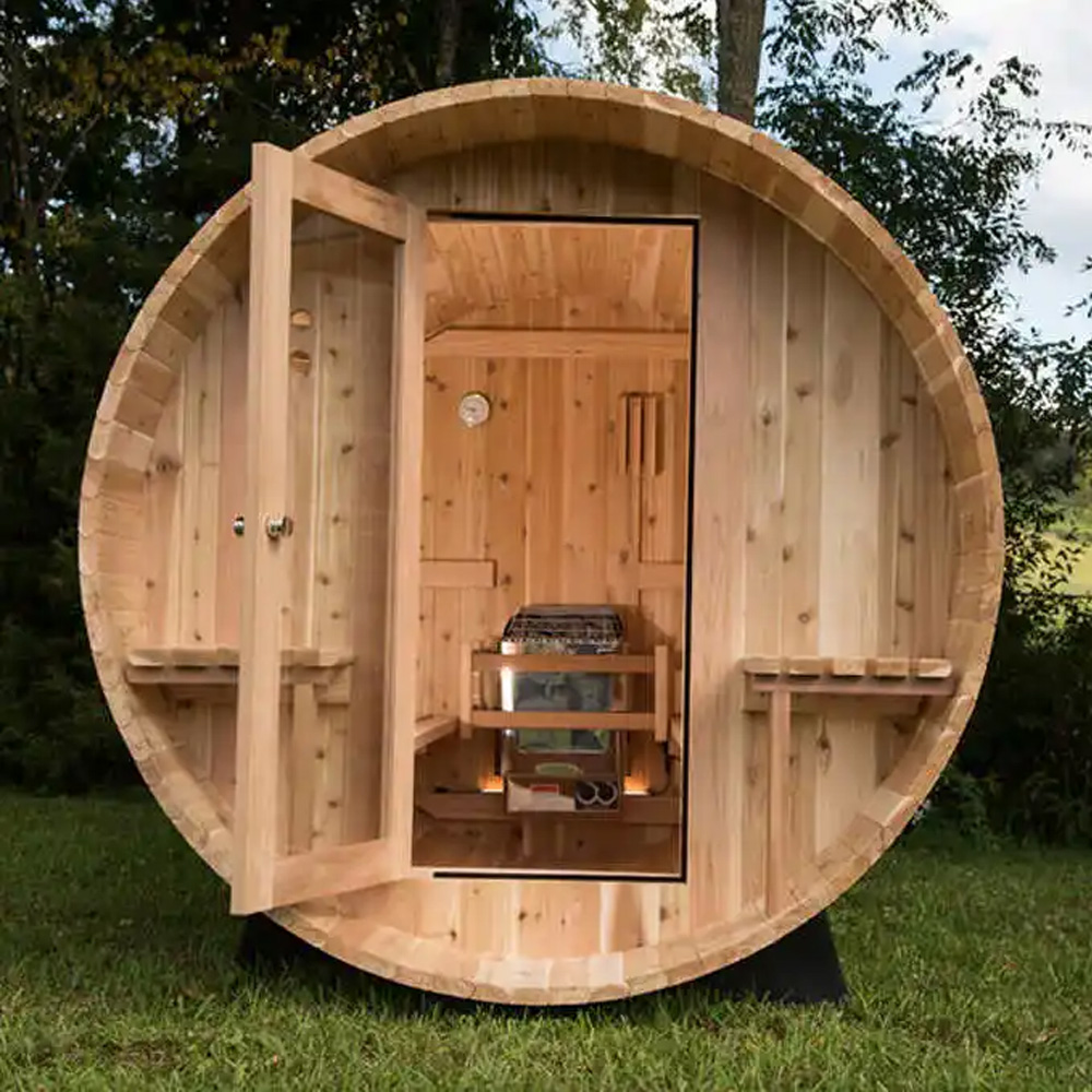 Outdoor Furniture Wood - Sauna da Esterno all'Ingrosso per 4-6